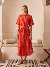 Red Malli Dress