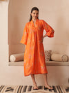 Orange Farida Tunic