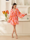 Orange Nyra Dress