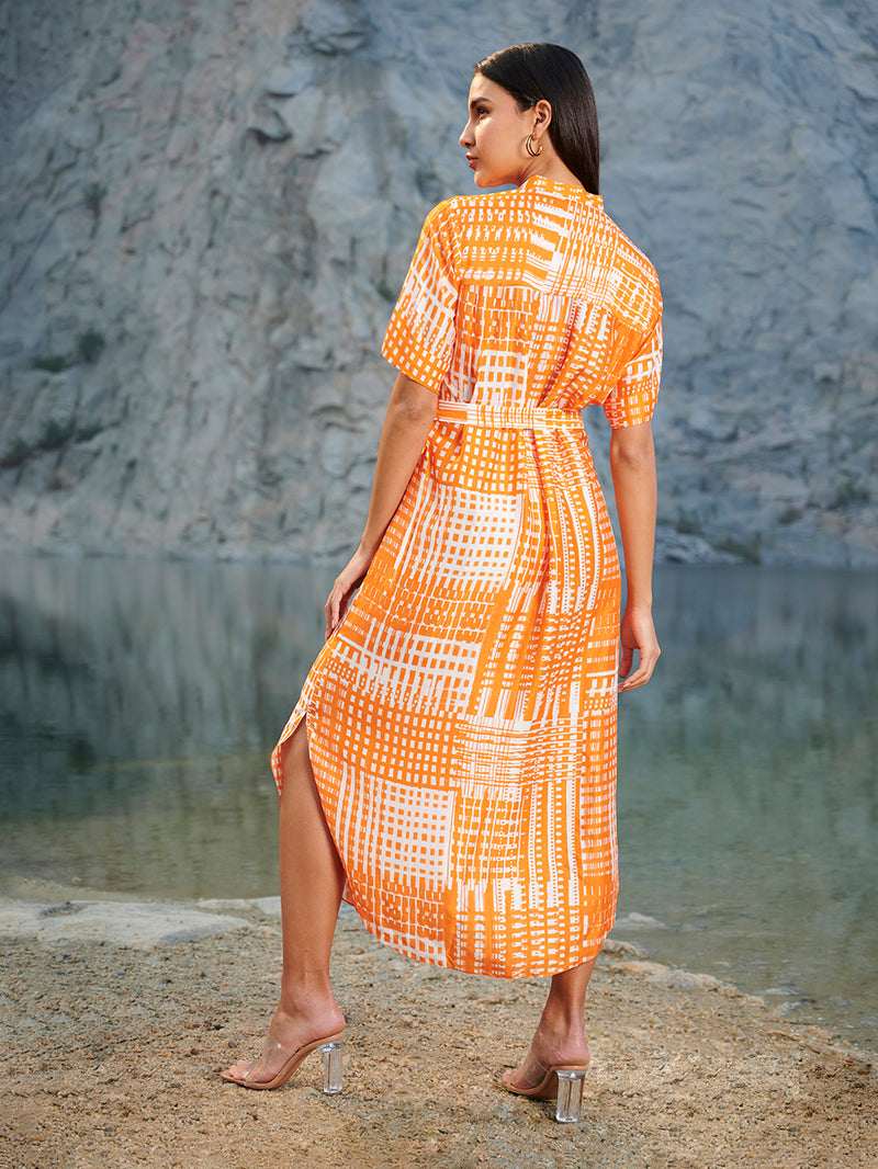 Orange Audrey dress