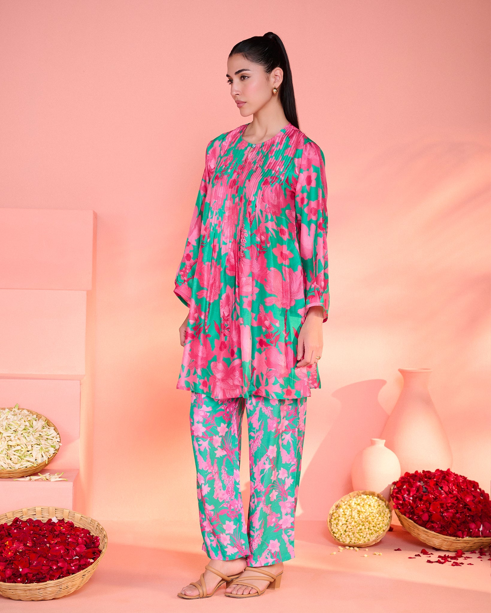 Green Vanika Co-Ord Set