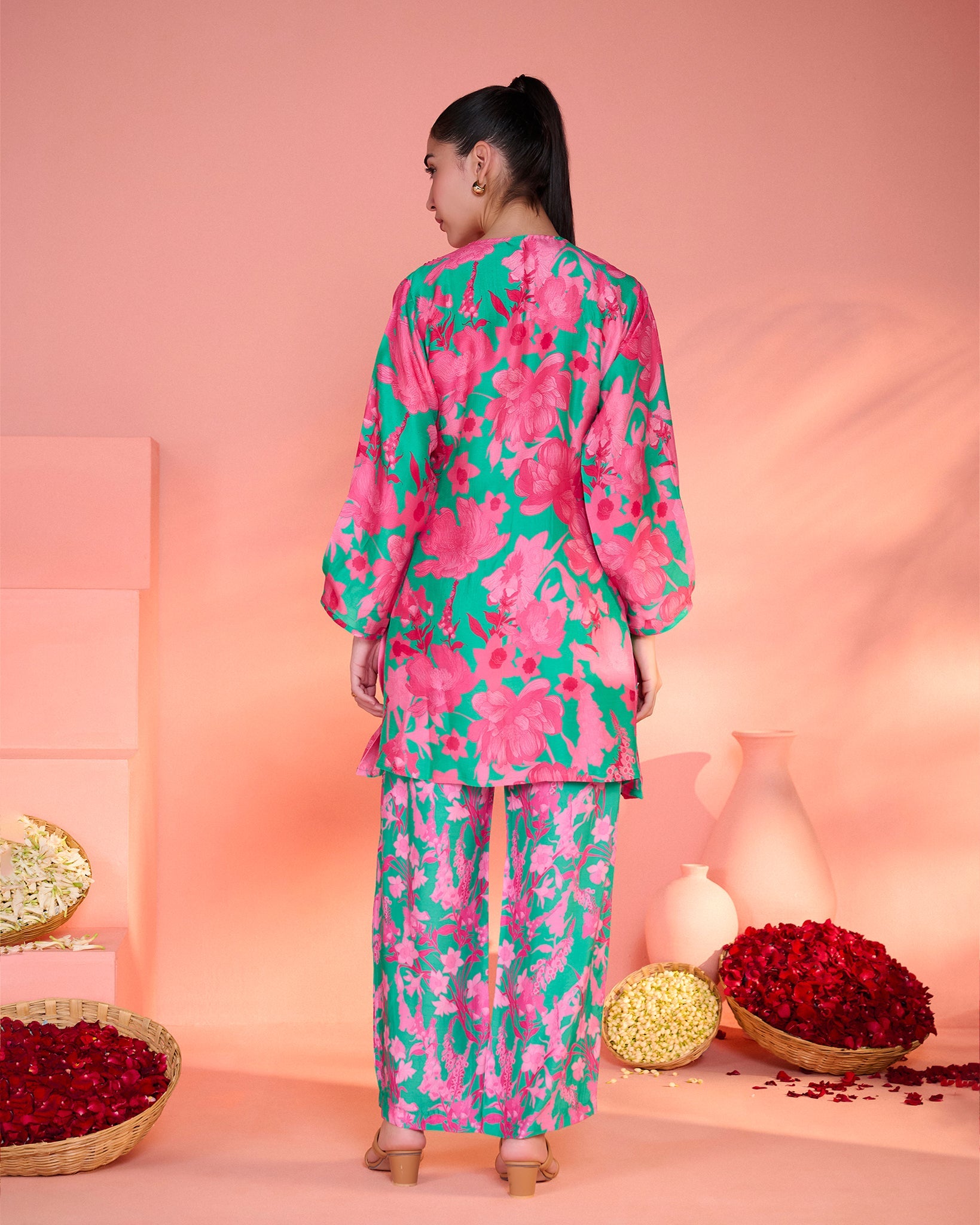 Green Vanika Co-Ord Set