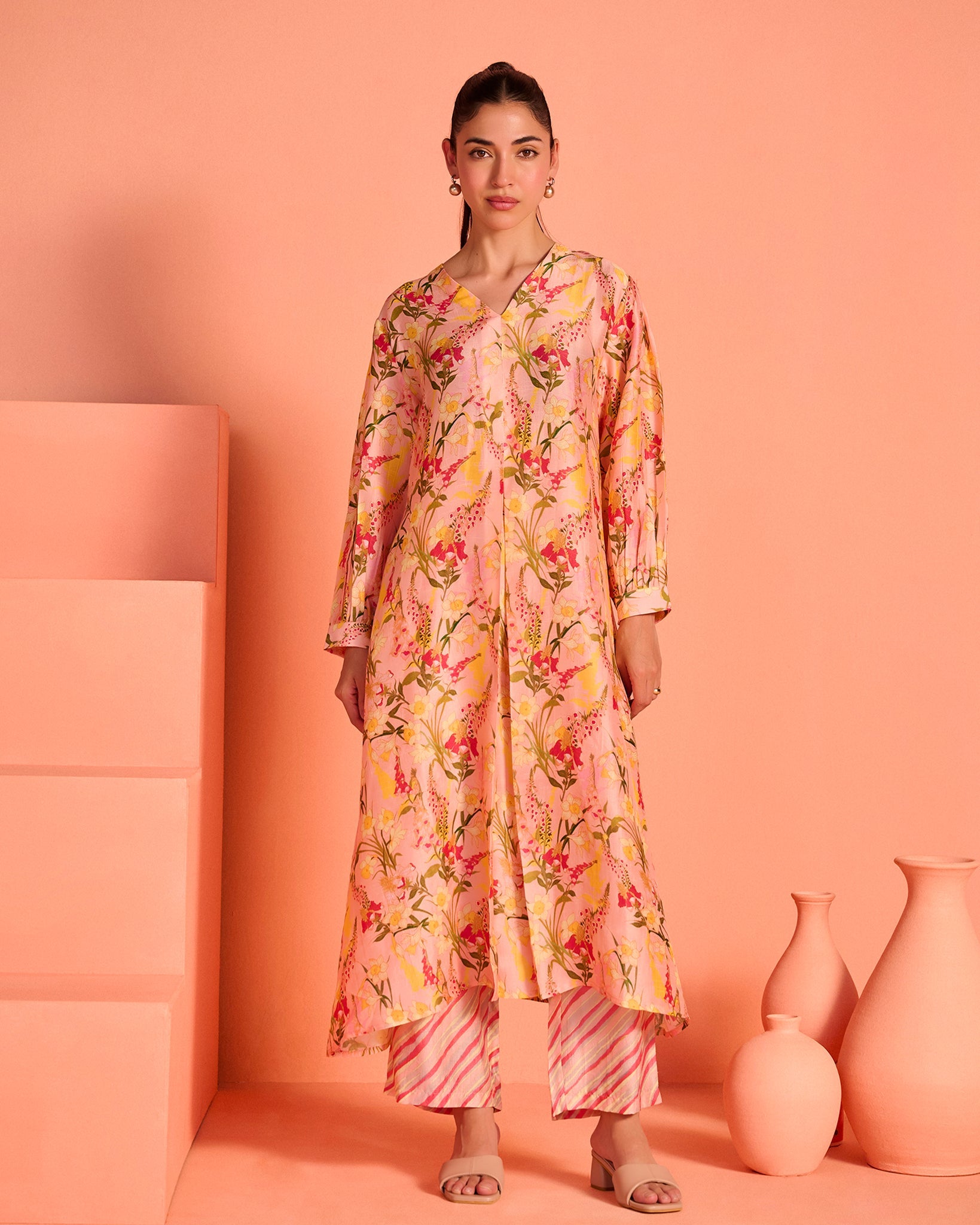 Yellow Mrinal Co-Ord Set