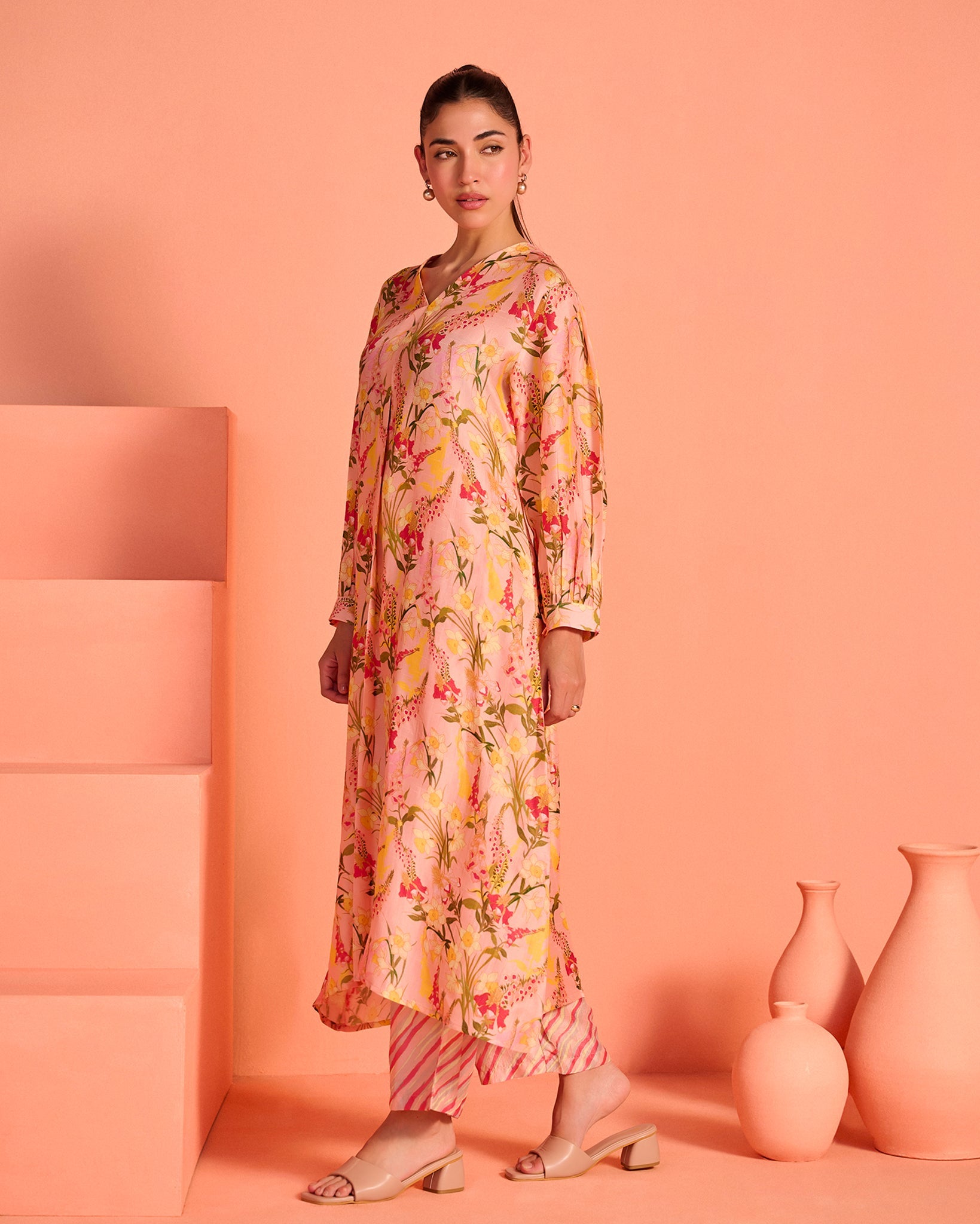 Yellow Mrinal Co-Ord Set