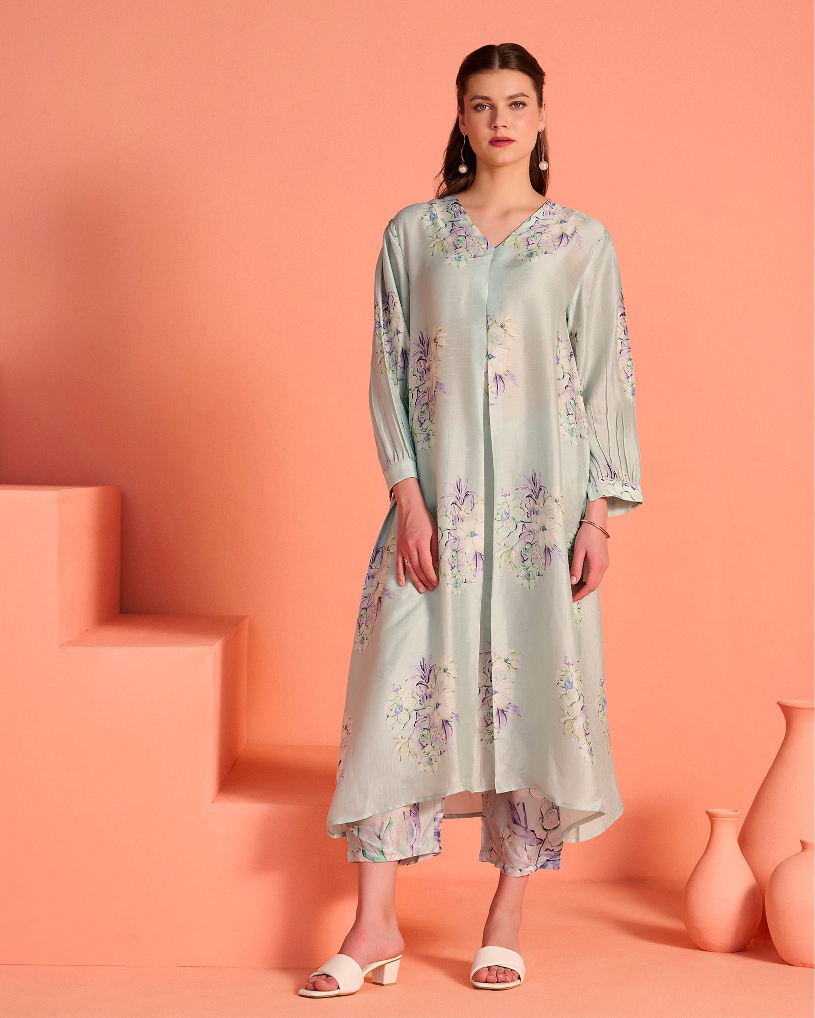 Blue Mrinal Co-Ord Set