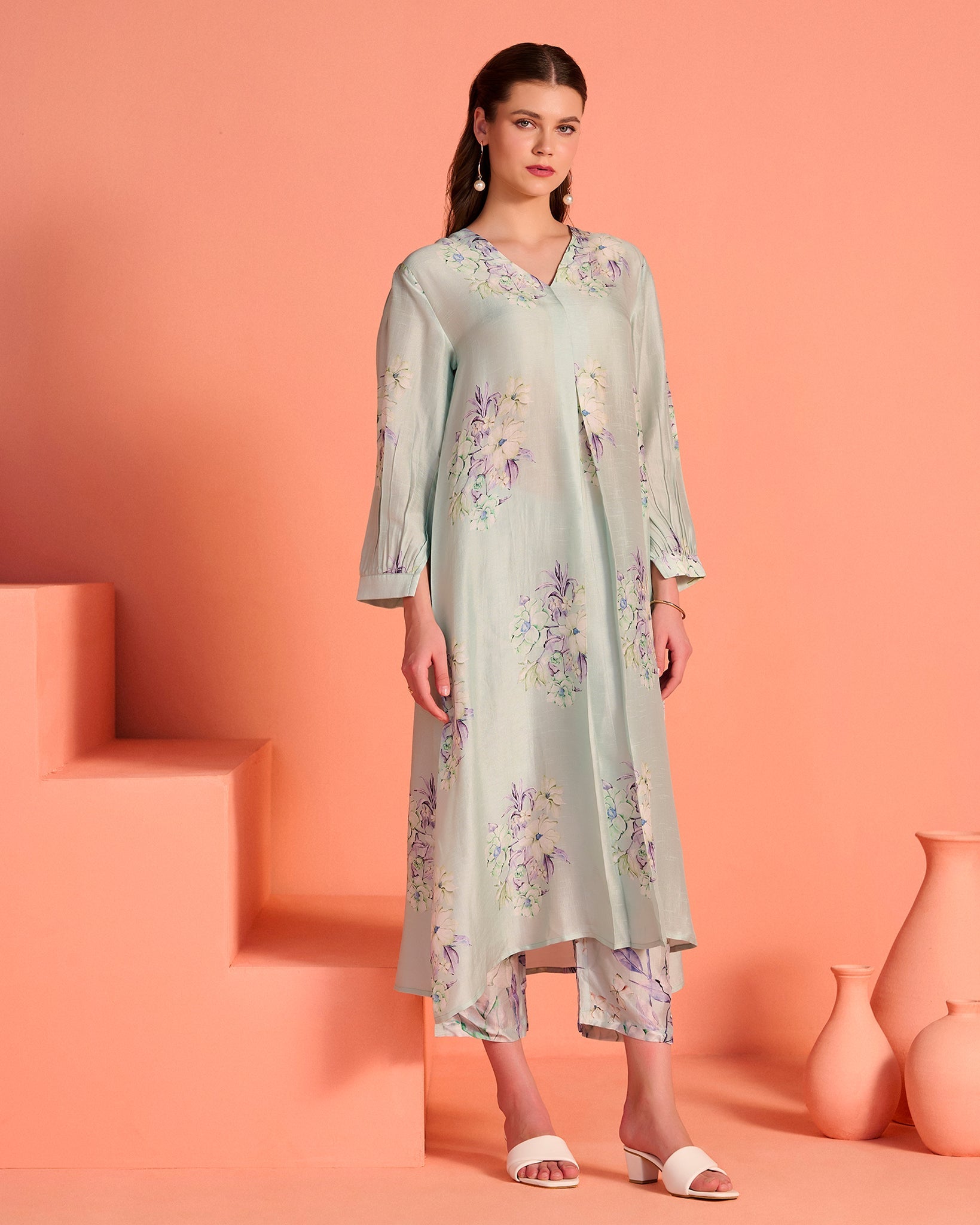 Blue Mrinal Co-Ord Set