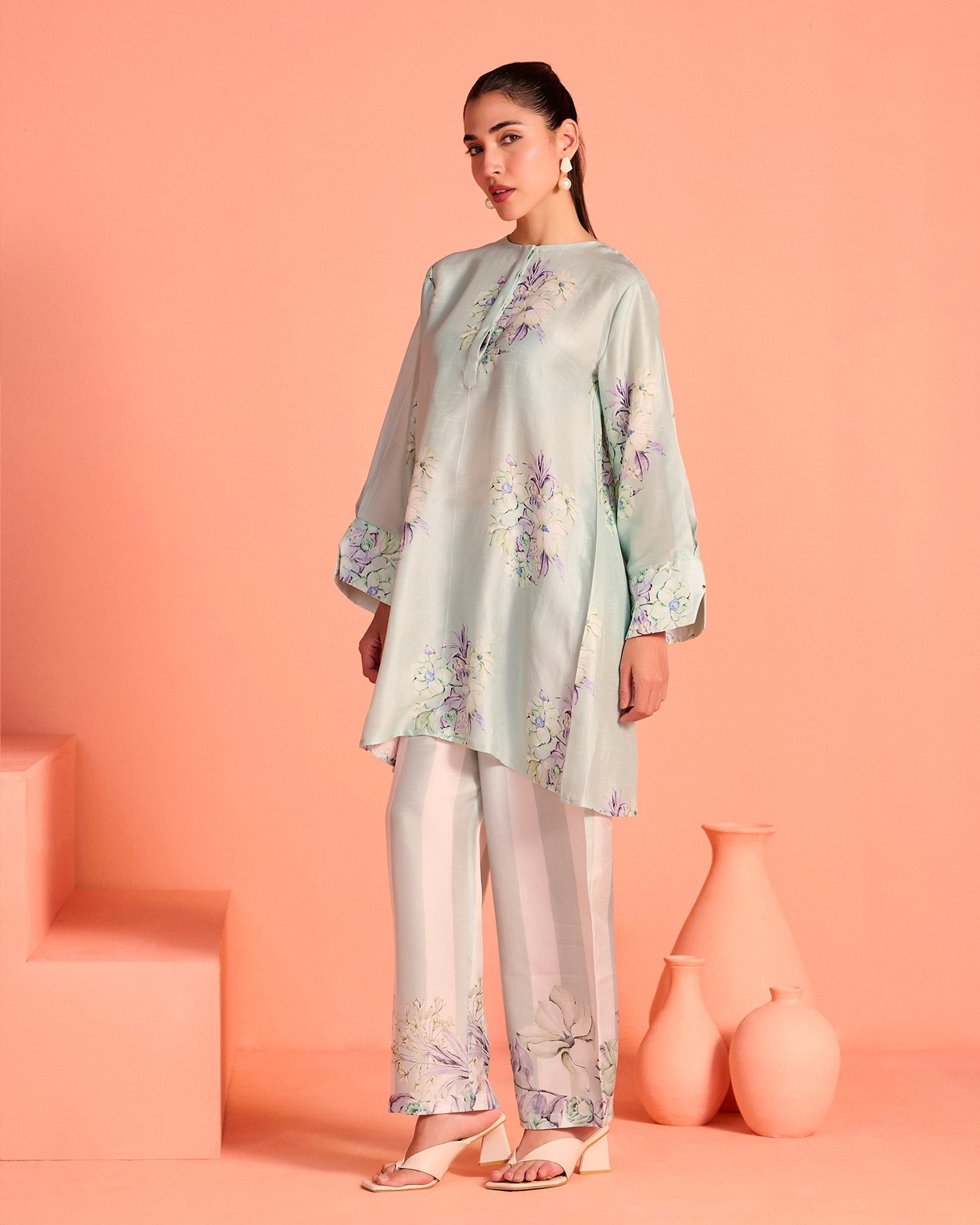 Blue Phool Co-Ord Set