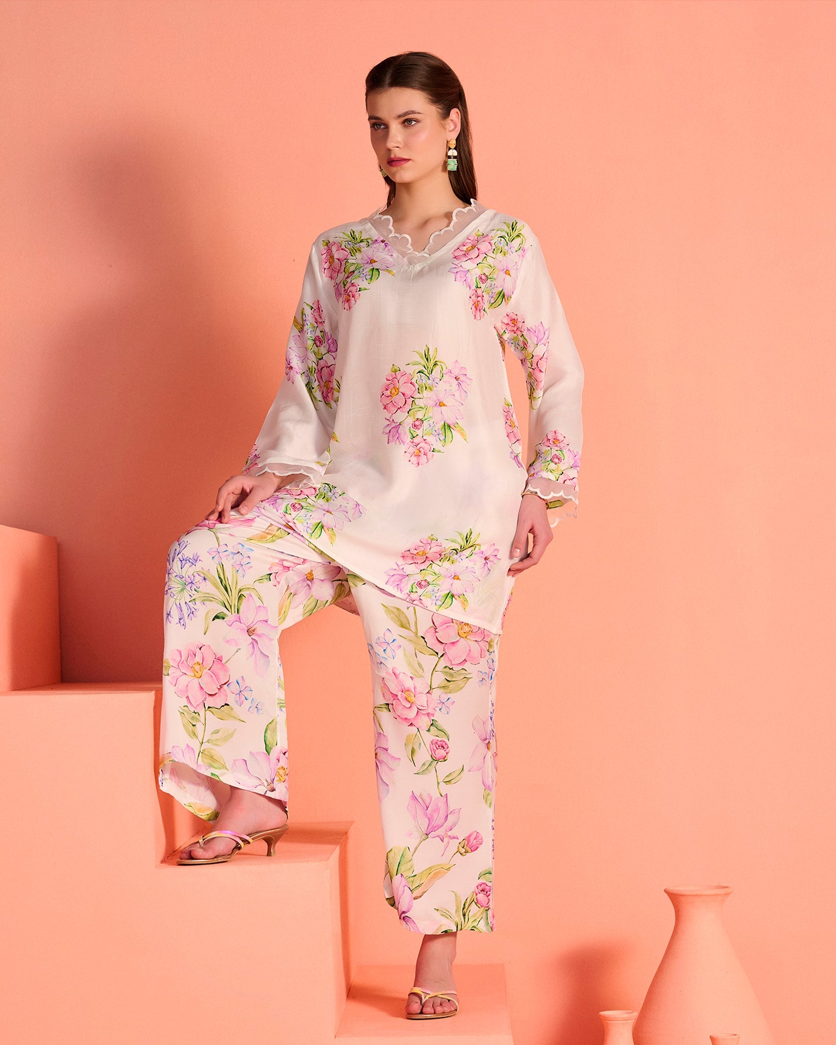 Blue Meher Co-Ord Set