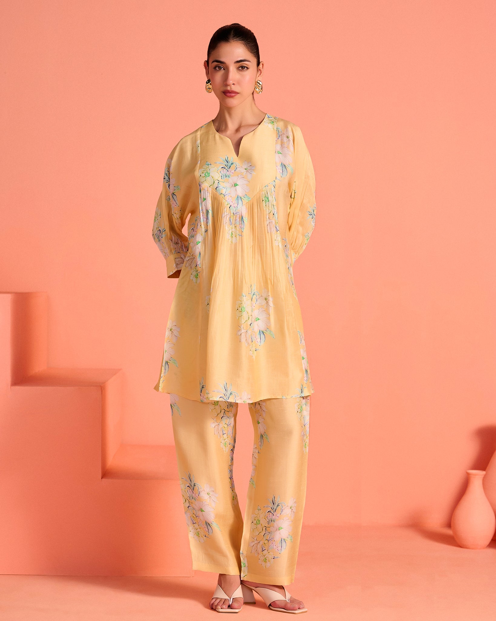 Yellow Kusum Co-Ord Set