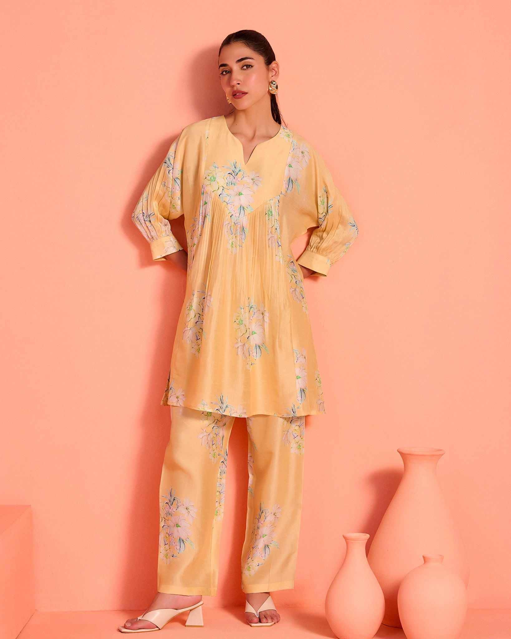Yellow Kusum Co-Ord Set