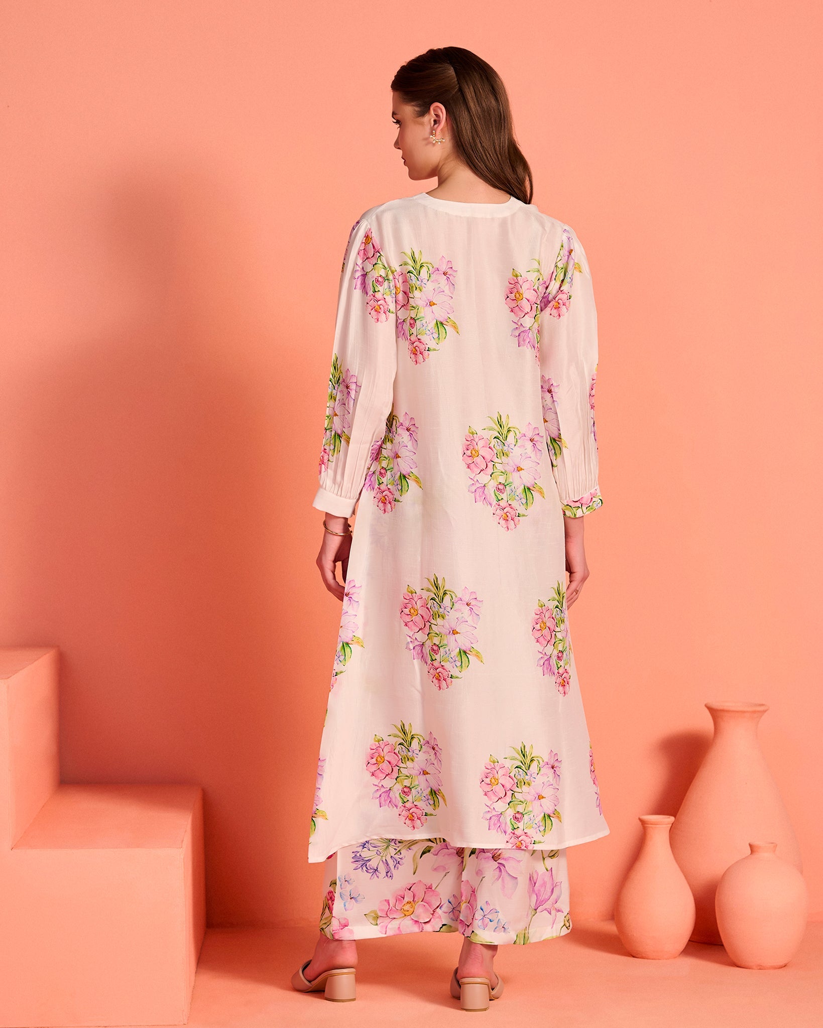 White Mrinal Co-Ord Set