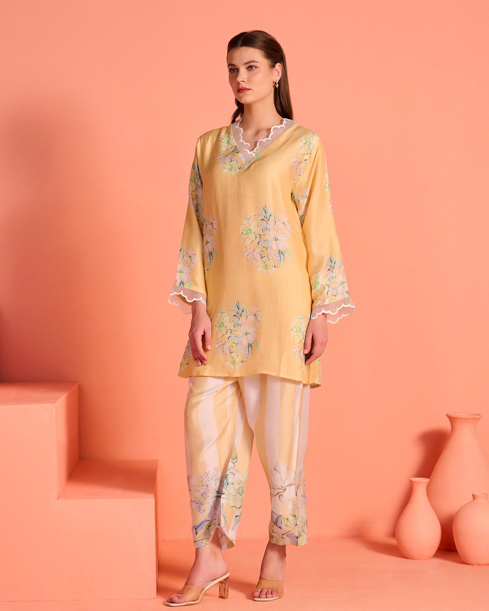 Yellow Meher Co-Ord Set