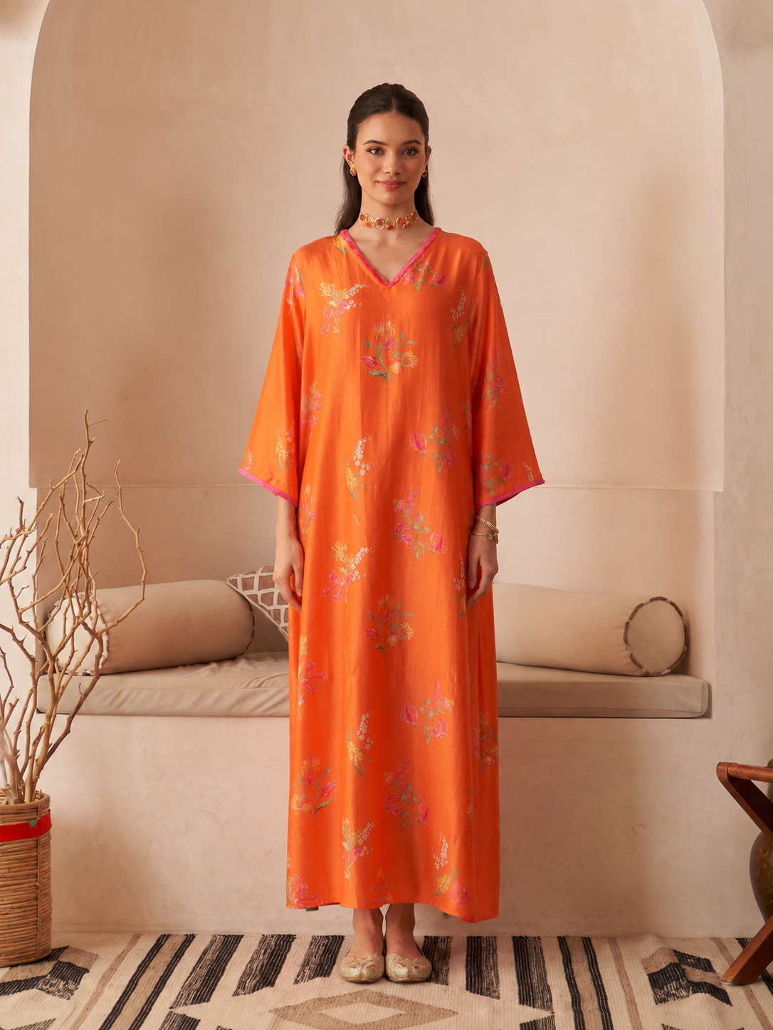 Orange Marjan Jalabiya