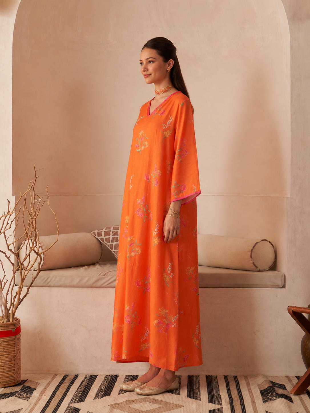 Orange Marjan Jalabiya