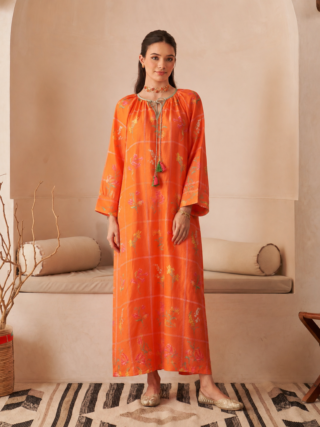 Orange Haya Jalabiya