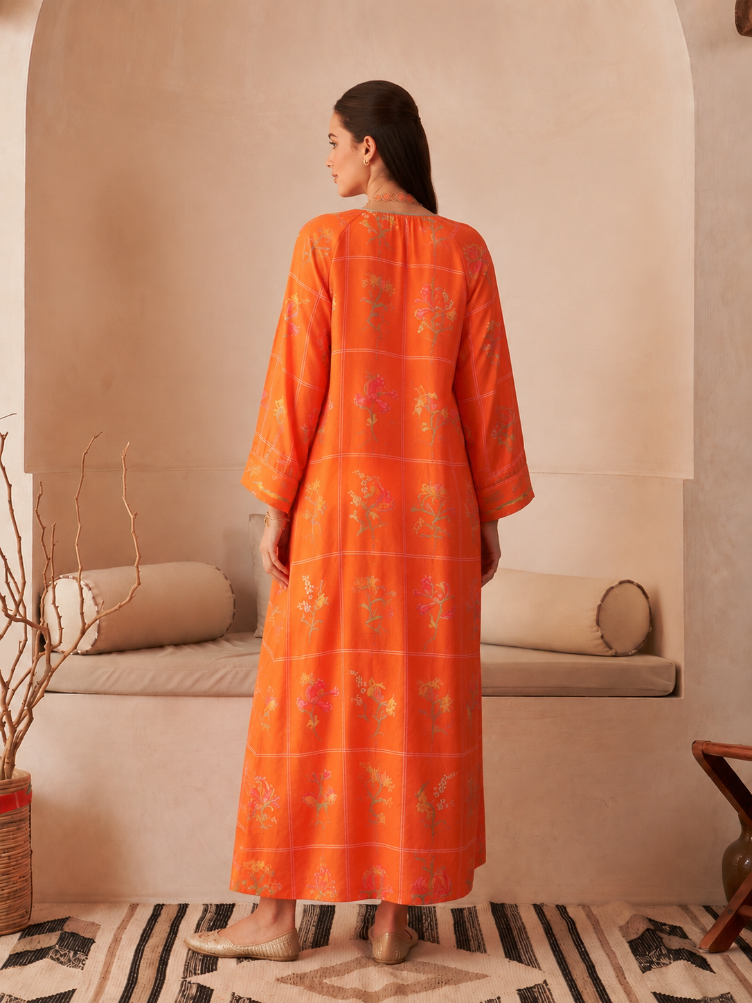 Orange Haya Jalabiya