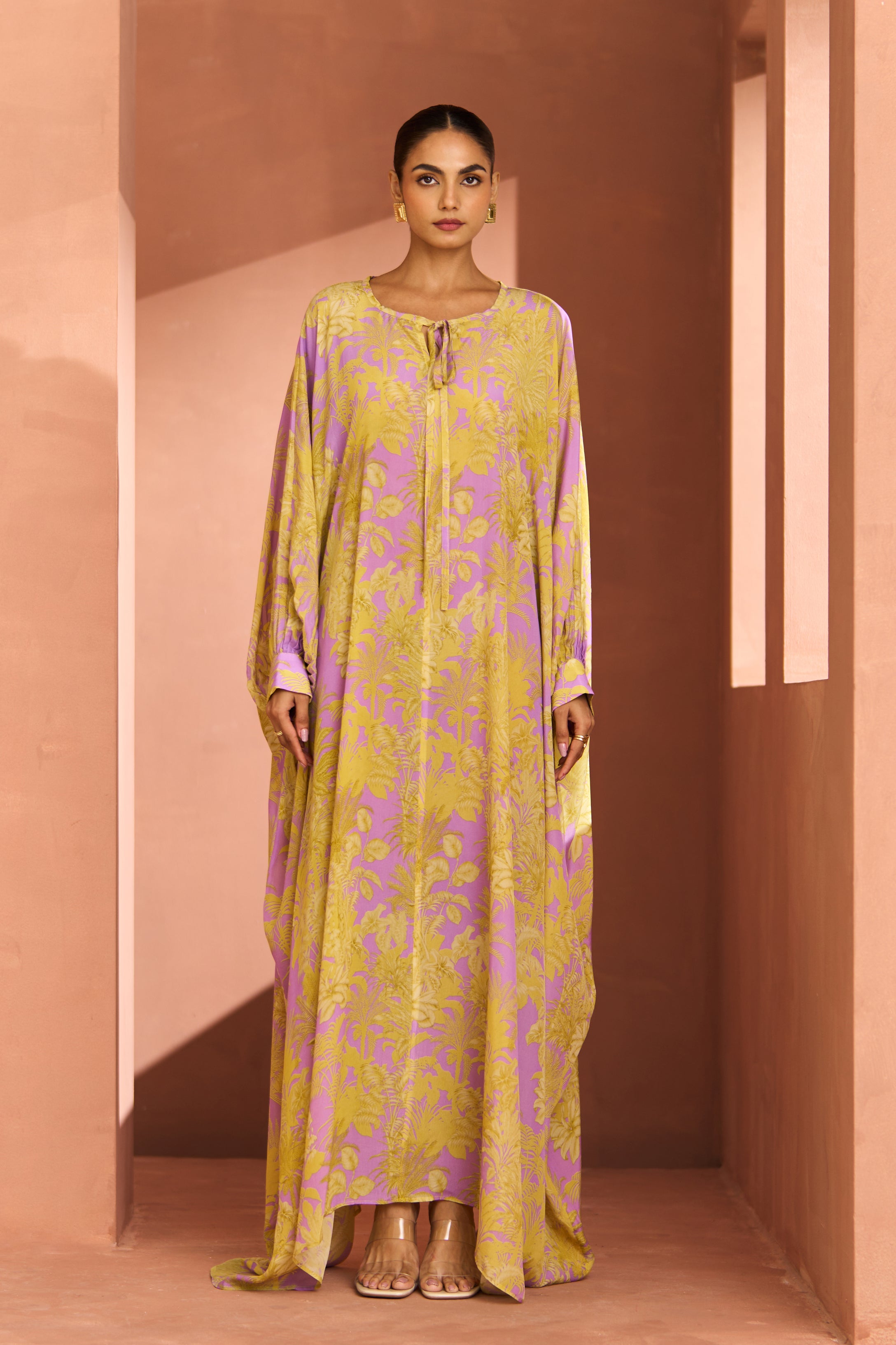 Purple And Yellow Yasmin Dress