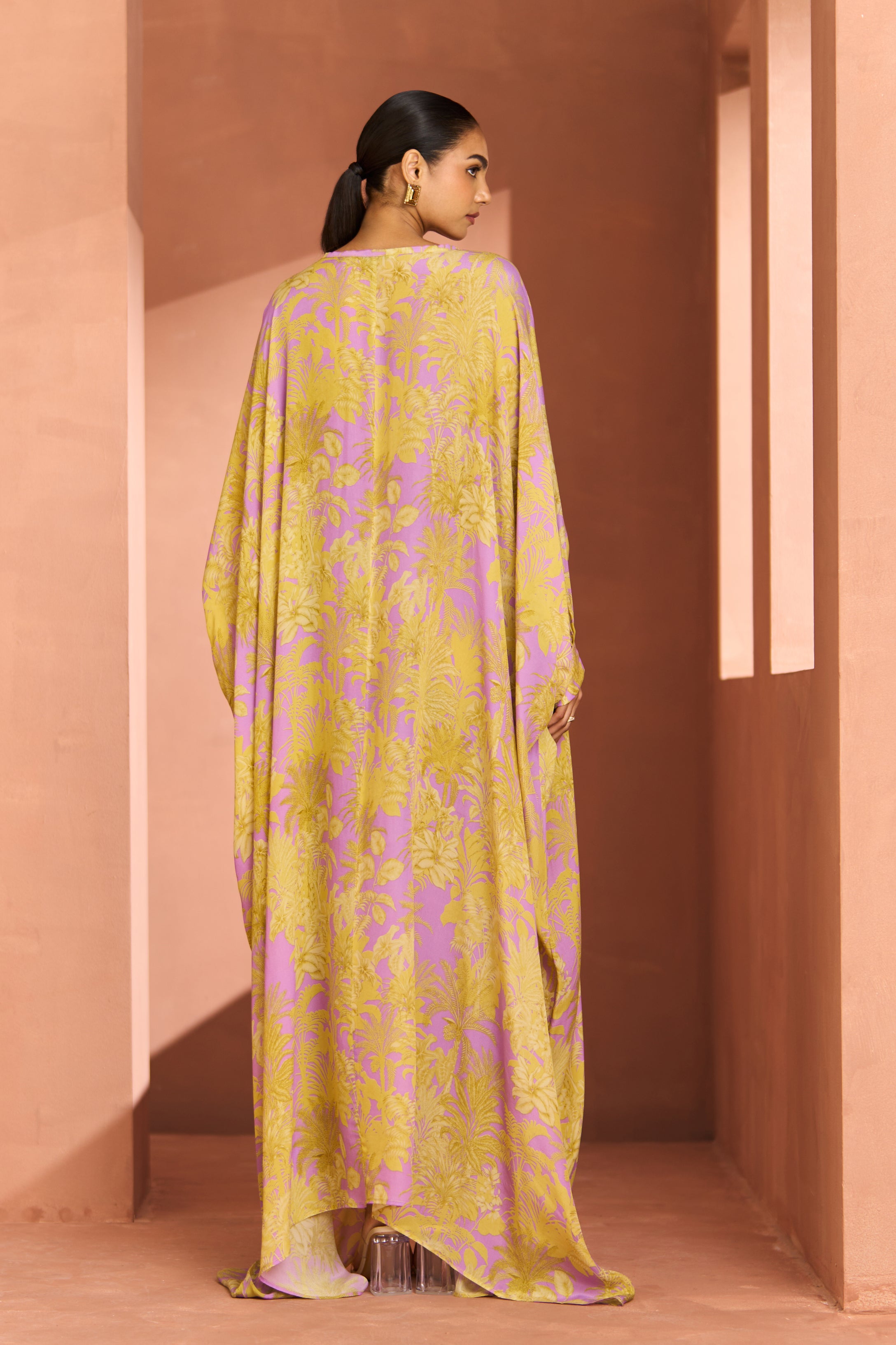 Purple And Yellow Yasmin Dress