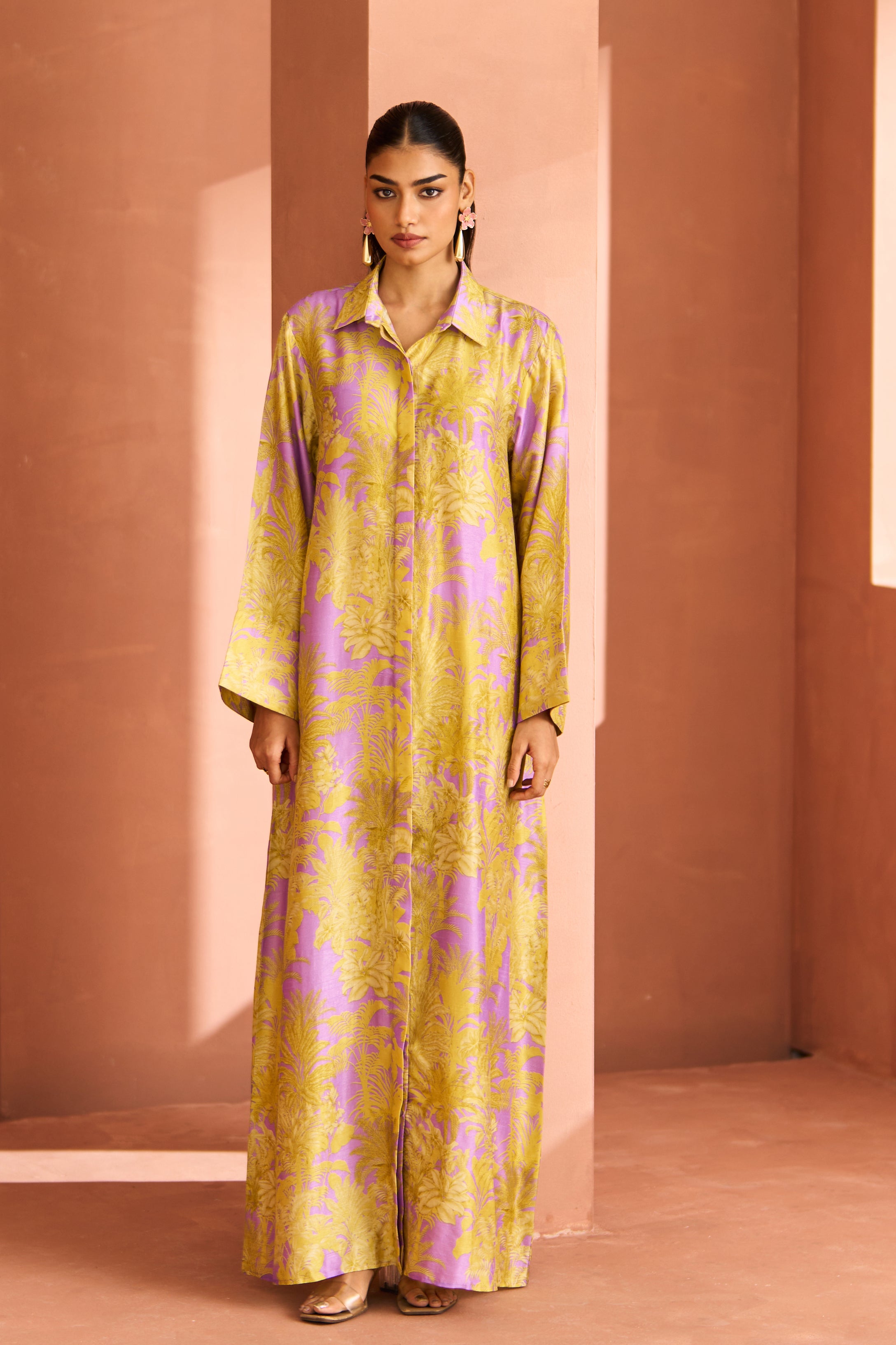 Purple And Yellow Amani Dress