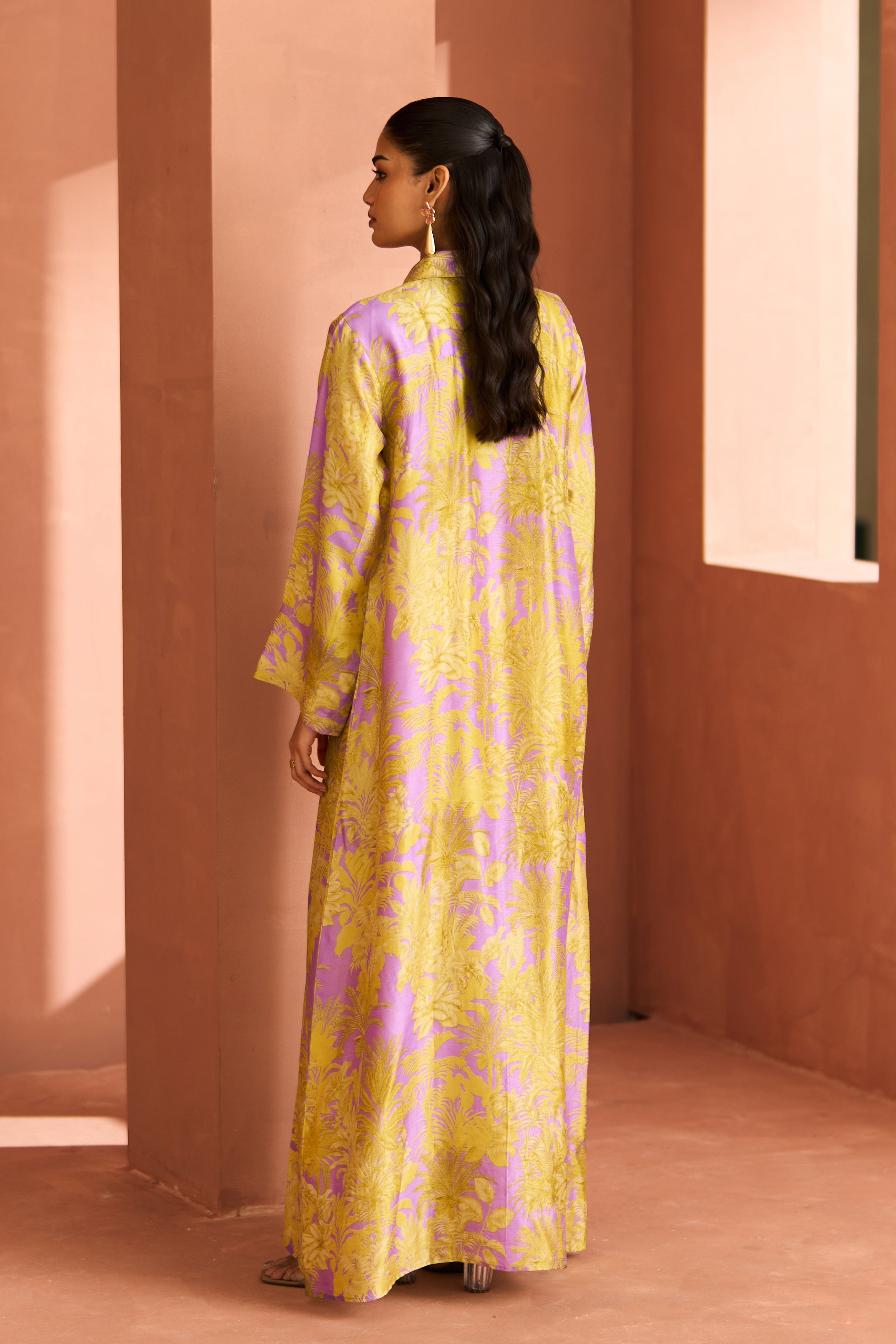 Purple And Yellow Amani Dress