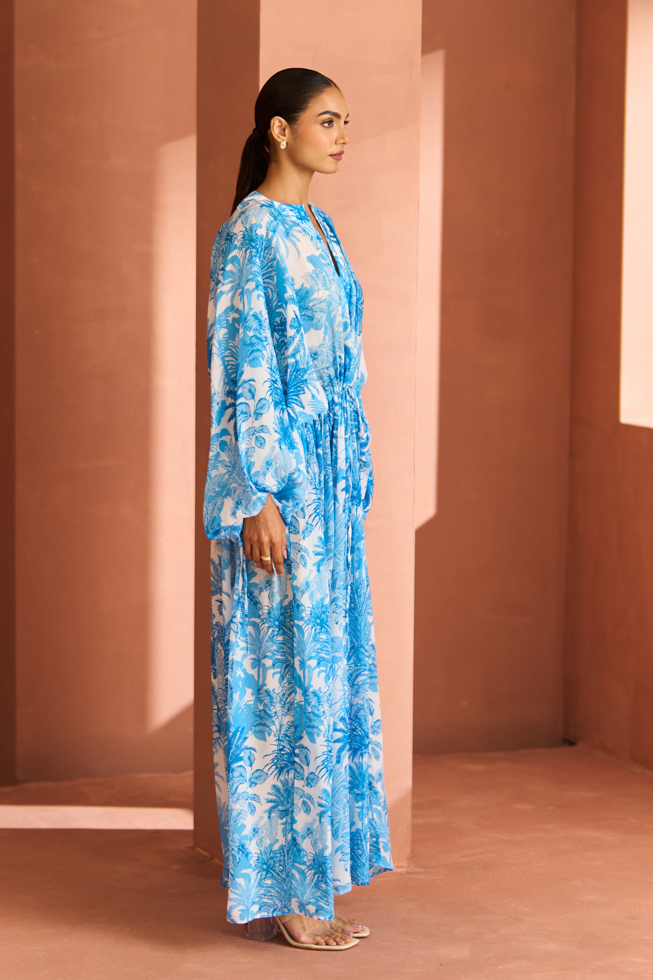 Blue Amal Kaftan