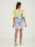 Blue and yellow Blair dress