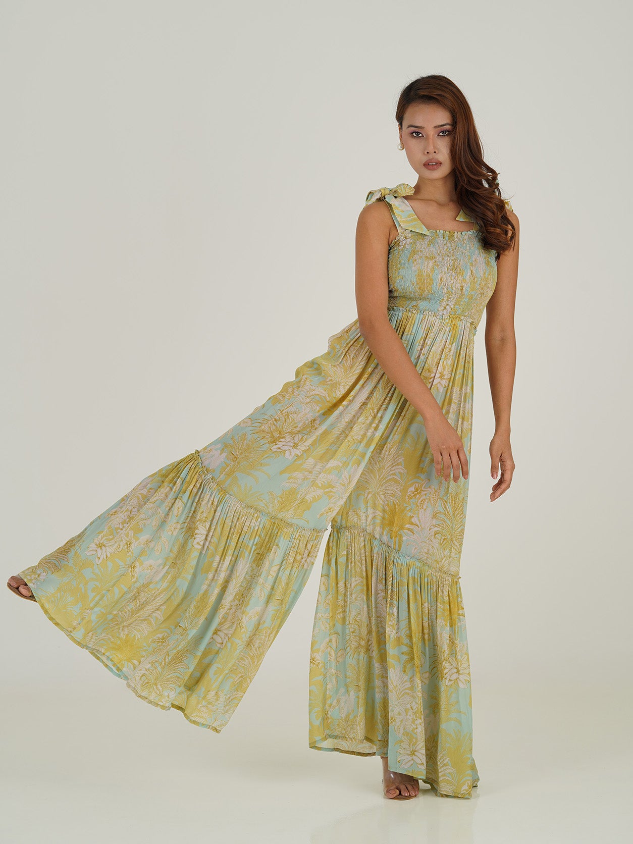 Green and Yellow Savana Jumpsuit houseofsoi Green and Yellow Savana Jumpsuit houseofsoi