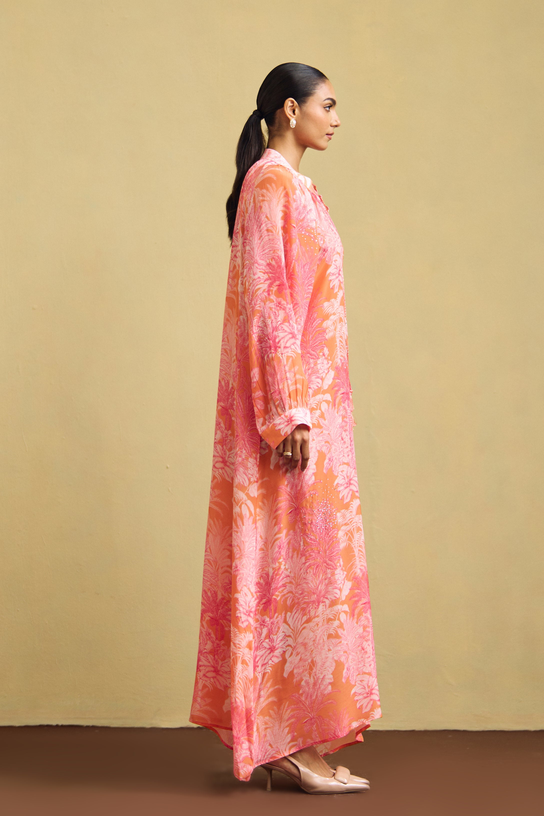 Peach Zahara Dress