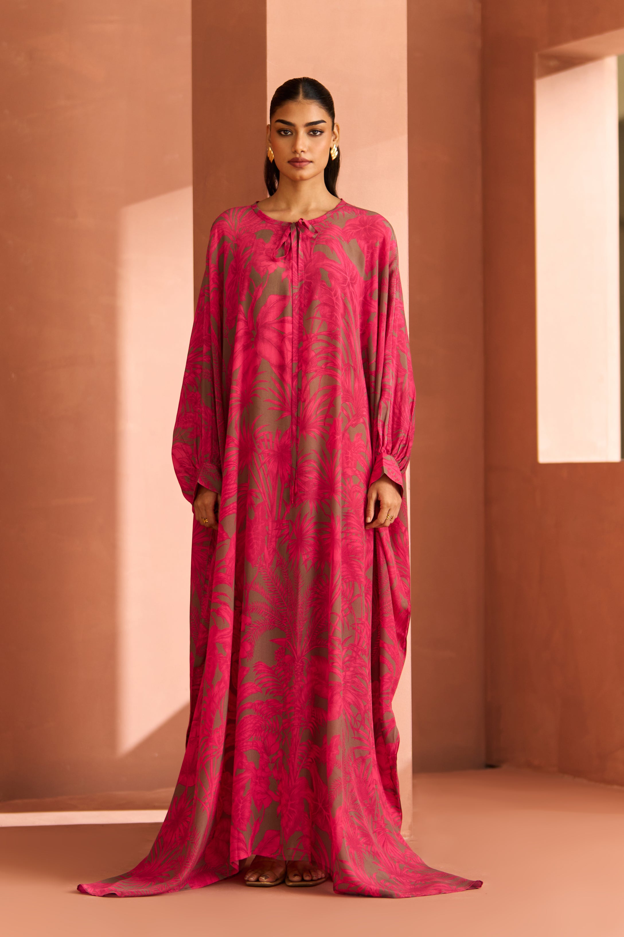Pink And Grey Yasmin Dress