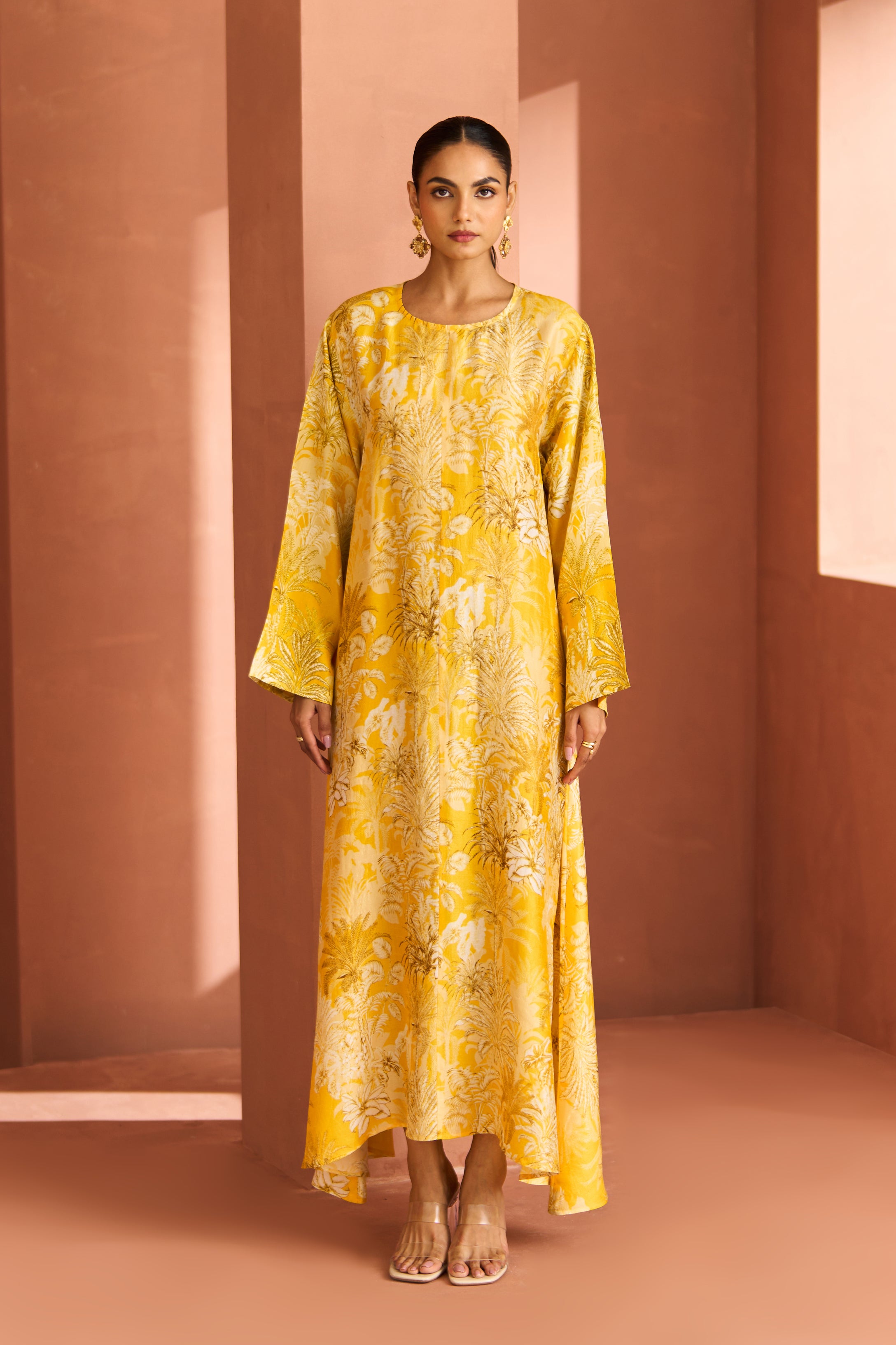 Yellow White Reem Dress