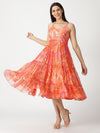 Pink Rock n Roll Strap Dress